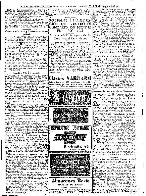 ABC SEVILLA 24-06-1945 página 8