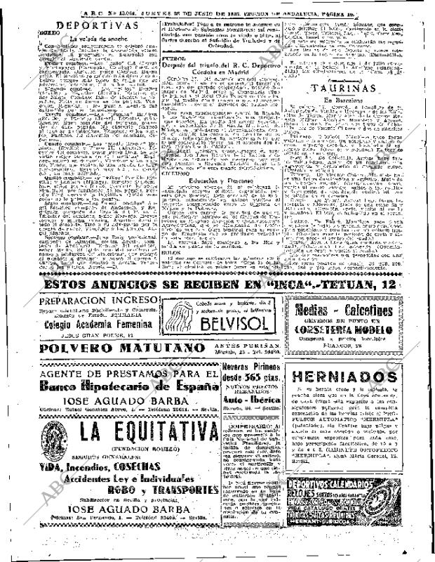 ABC SEVILLA 28-06-1945 página 10