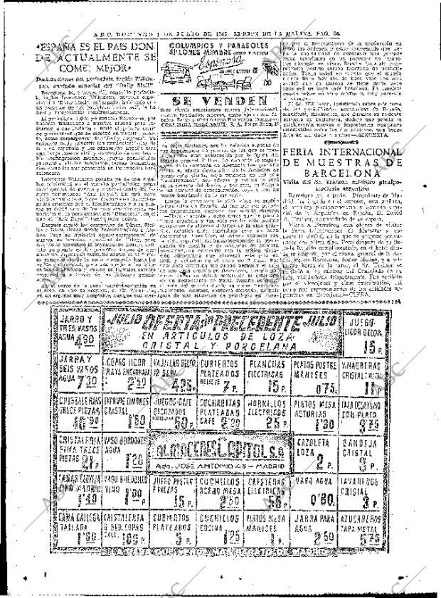 ABC MADRID 01-07-1945 página 26