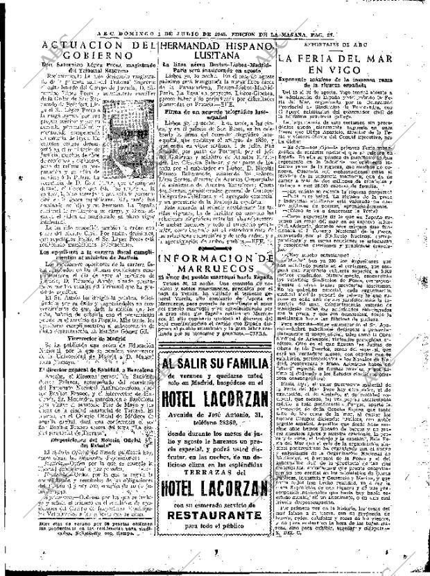 ABC MADRID 01-07-1945 página 27