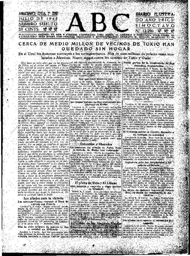 ABC MADRID 07-07-1945 página 15