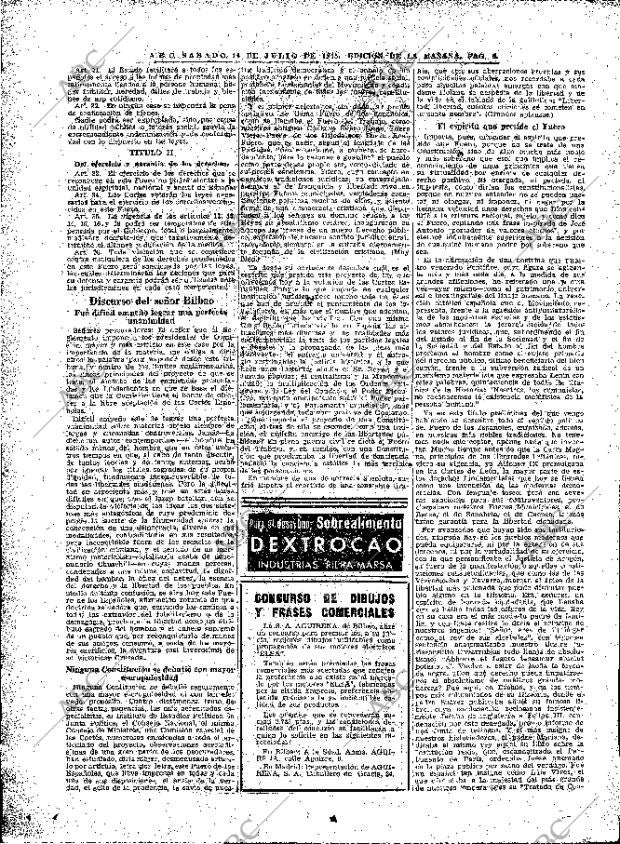 ABC MADRID 14-07-1945 página 8