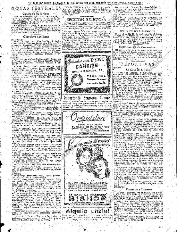ABC SEVILLA 14-07-1945 página 13