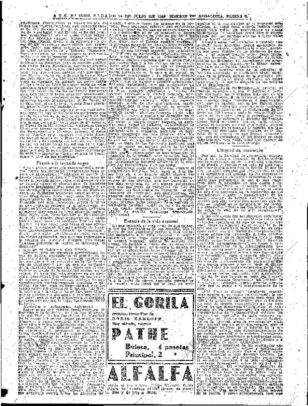 ABC SEVILLA 14-07-1945 página 5