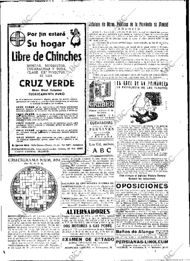 ABC MADRID 15-07-1945 página 2