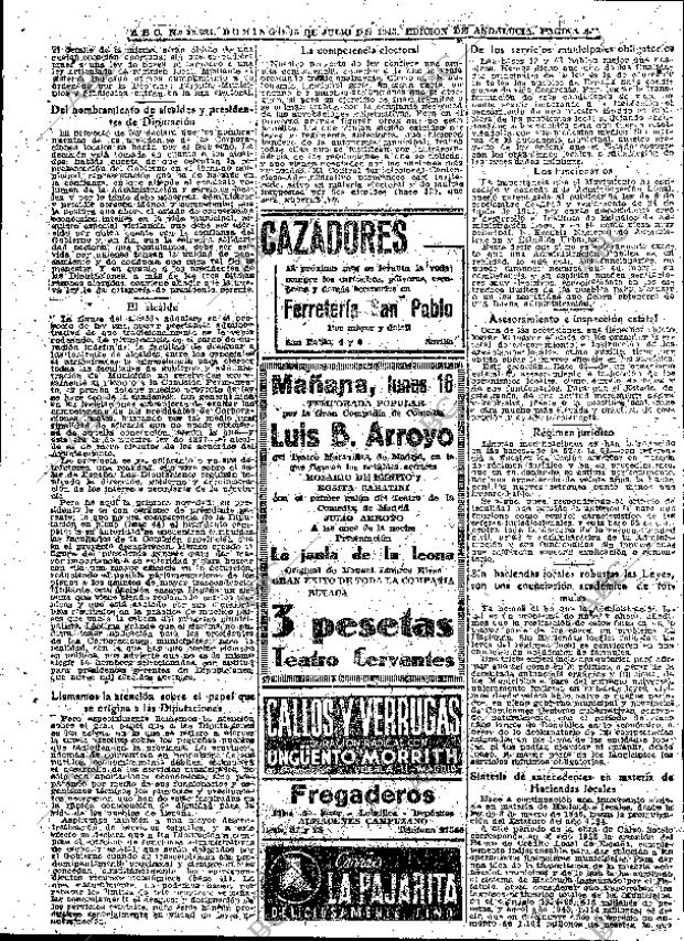 ABC SEVILLA 15-07-1945 página 5