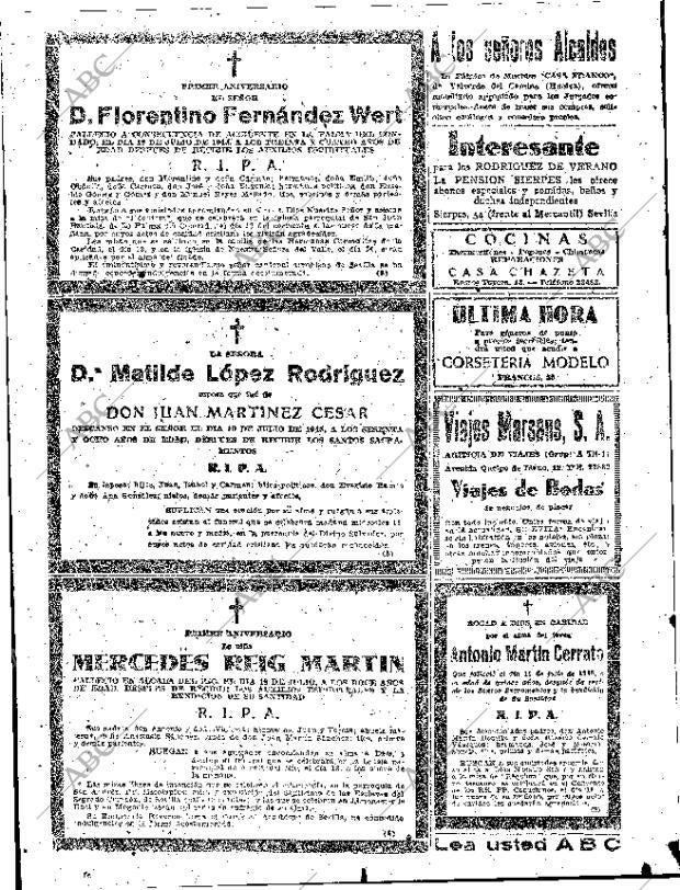 ABC SEVILLA 17-07-1945 página 14