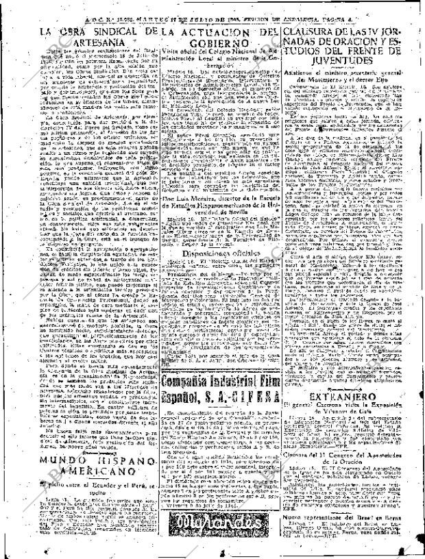ABC SEVILLA 17-07-1945 página 4