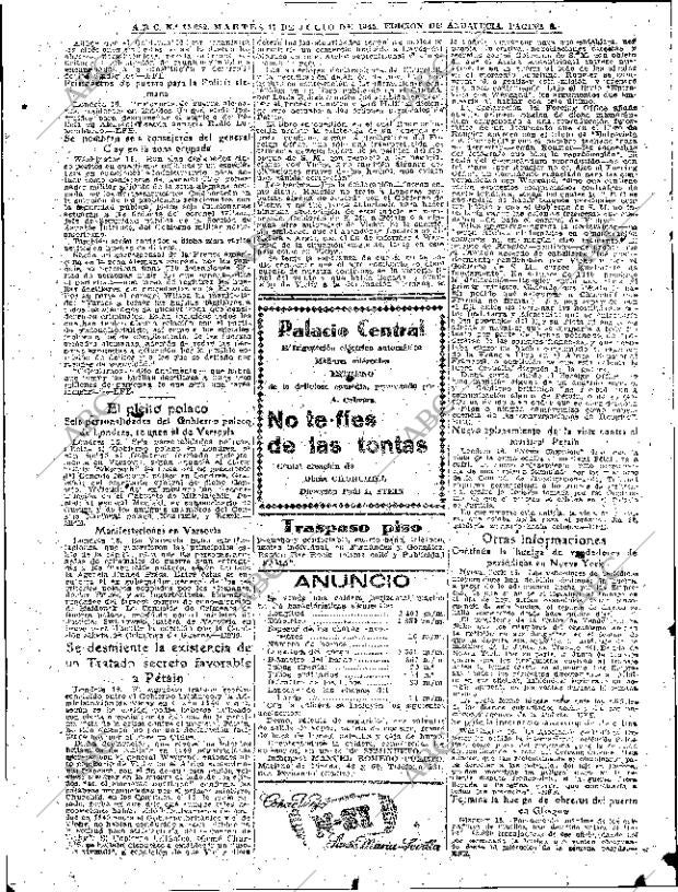 ABC SEVILLA 17-07-1945 página 8