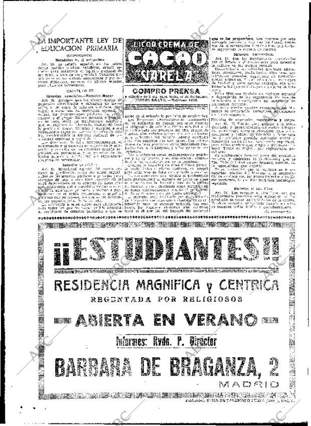 ABC MADRID 21-07-1945 página 6