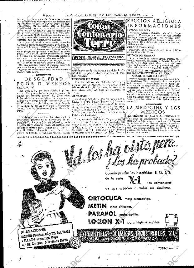ABC MADRID 25-07-1945 página 14
