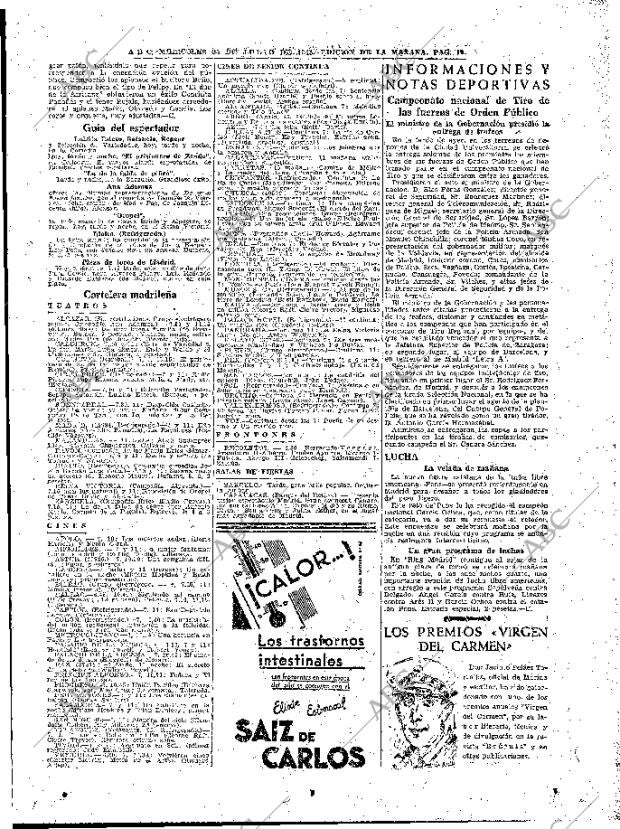 ABC MADRID 25-07-1945 página 19