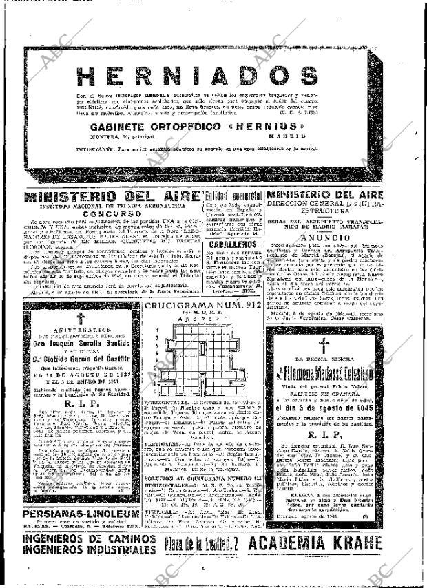 ABC MADRID 09-08-1945 página 2