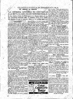 ABC MADRID 14-08-1945 página 15