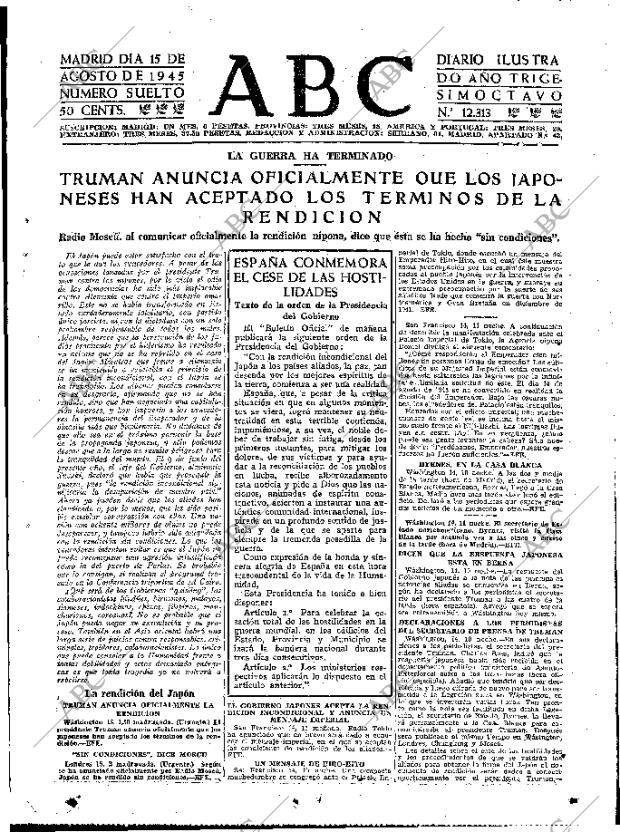 ABC MADRID 15-08-1945 página 15