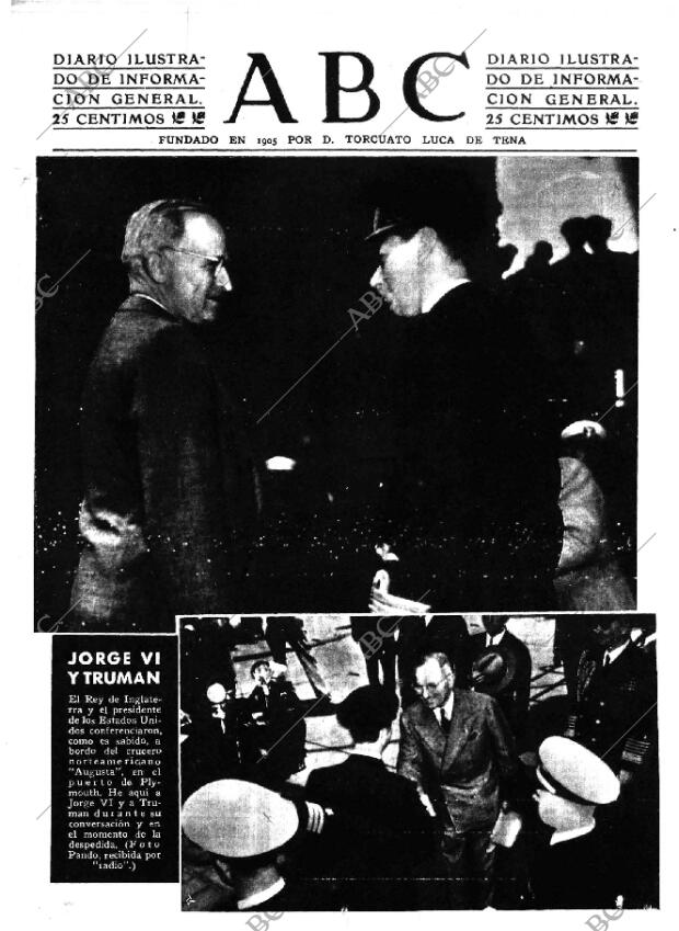 ABC MADRID 17-08-1945 página 1