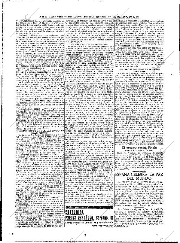 ABC MADRID 17-08-1945 página 10