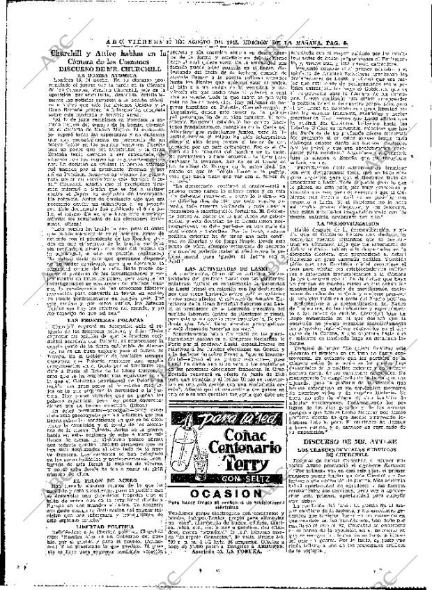 ABC MADRID 17-08-1945 página 8