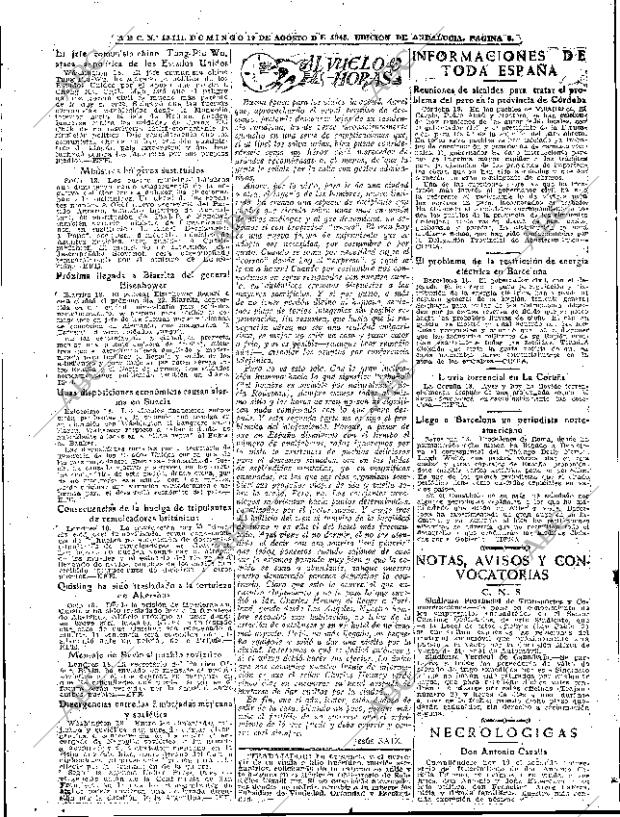 ABC SEVILLA 19-08-1945 página 4