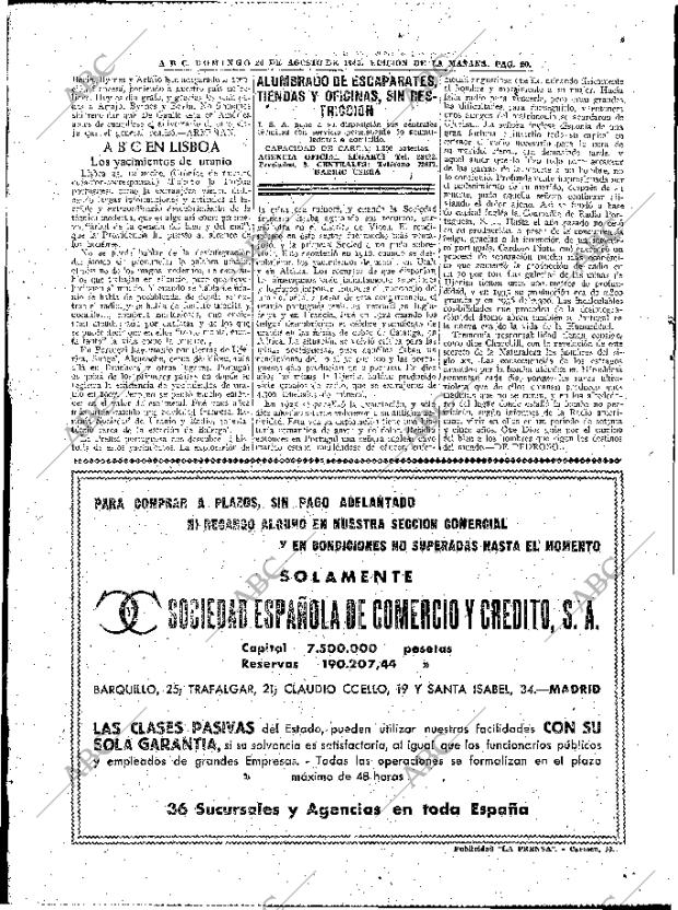 ABC MADRID 26-08-1945 página 20