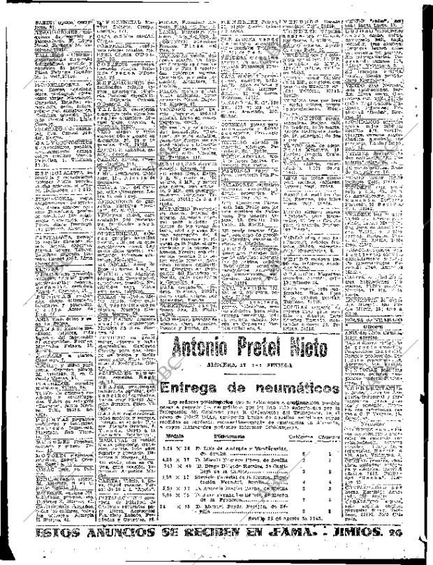ABC SEVILLA 28-08-1945 página 14