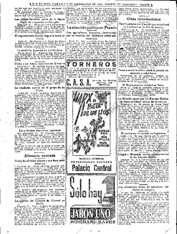 ABC SEVILLA 01-09-1945 página 4