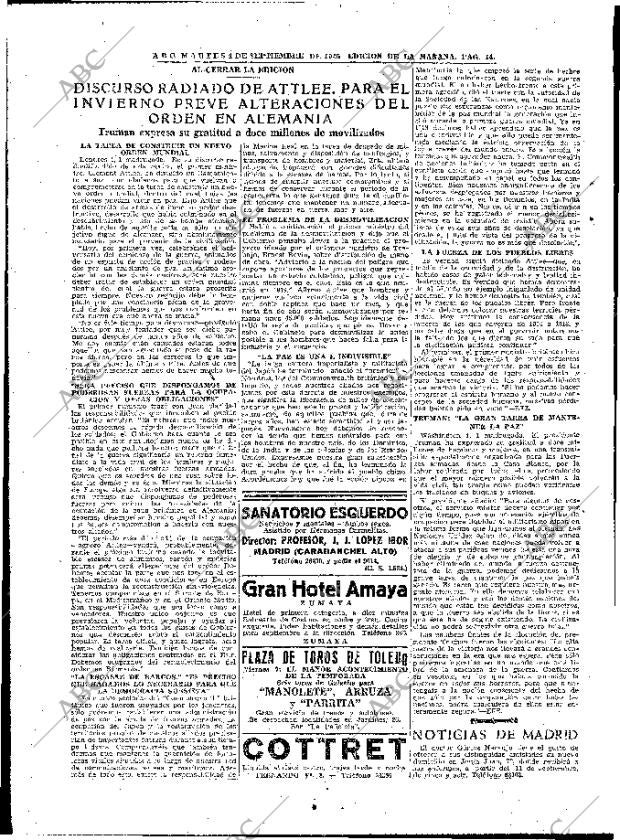ABC MADRID 04-09-1945 página 14