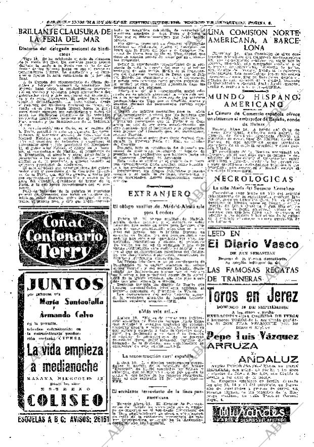 ABC SEVILLA 11-09-1945 página 6