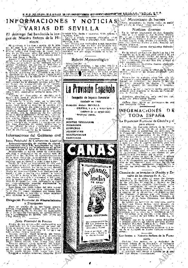 ABC SEVILLA 11-09-1945 página 9