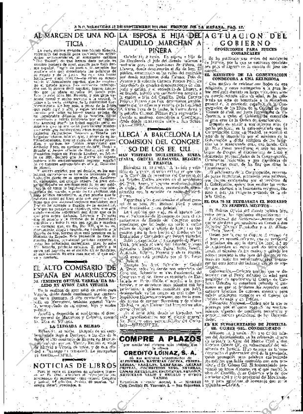 ABC MADRID 12-09-1945 página 11