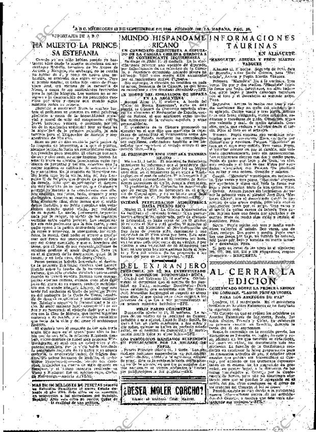 ABC MADRID 12-09-1945 página 15