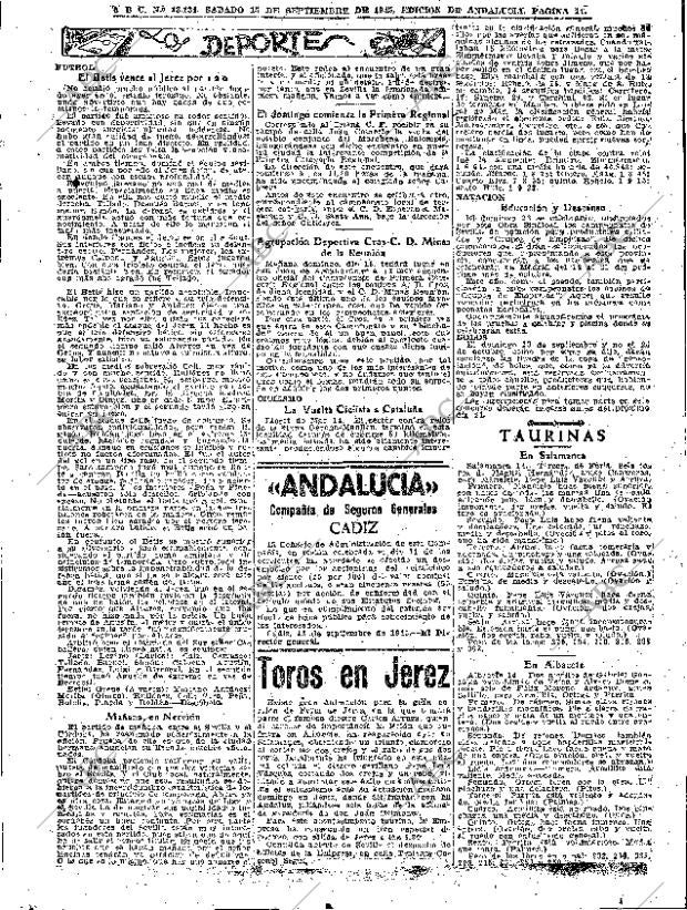 ABC SEVILLA 15-09-1945 página 11