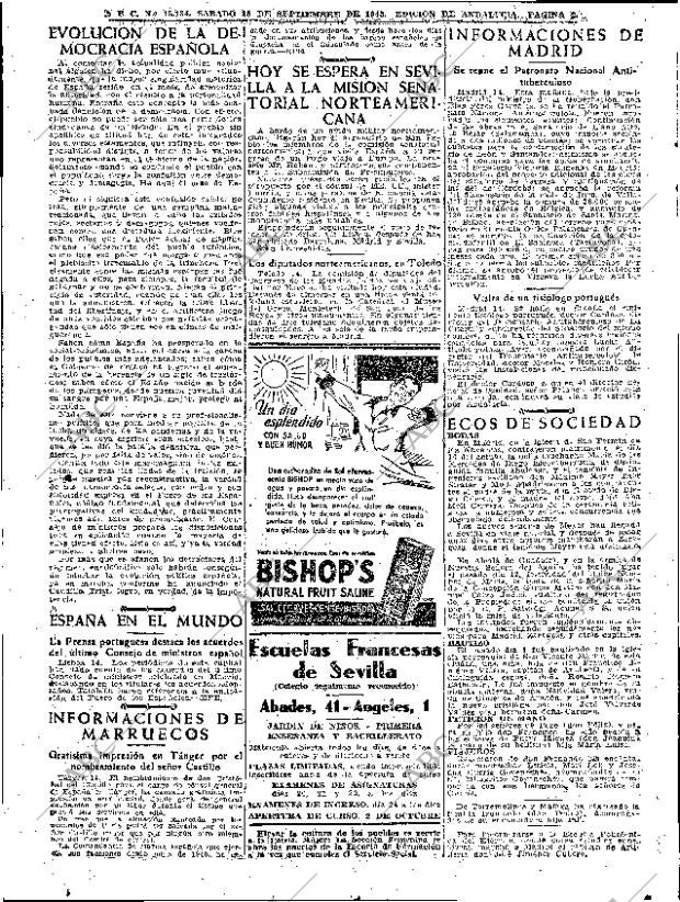 ABC SEVILLA 15-09-1945 página 4