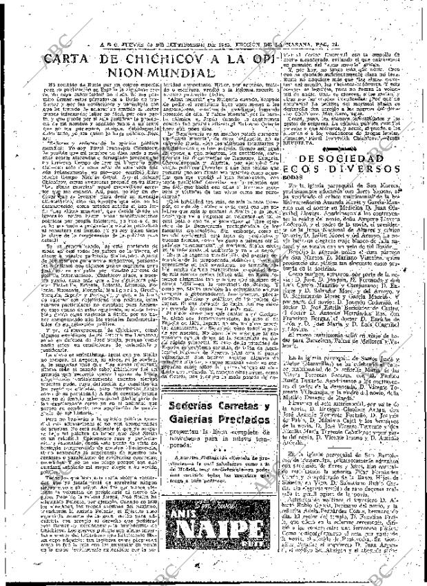 ABC MADRID 20-09-1945 página 21