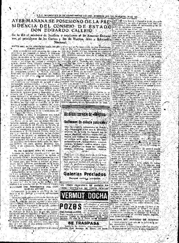 ABC MADRID 26-09-1945 página 11