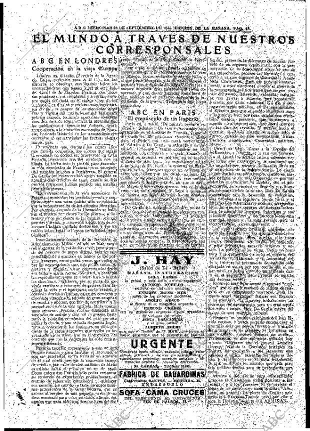 ABC MADRID 26-09-1945 página 13