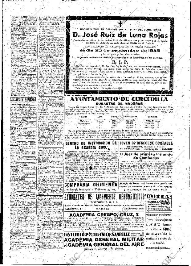 ABC MADRID 26-09-1945 página 22