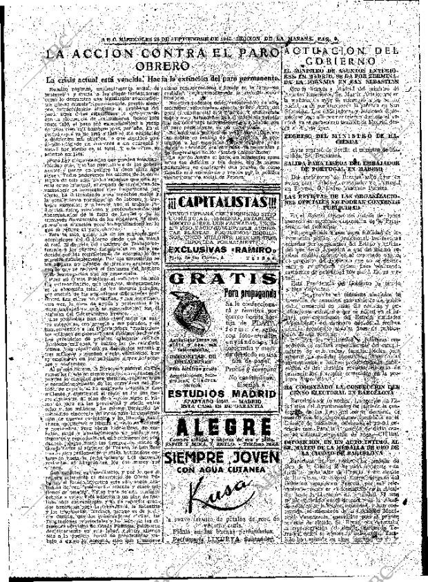 ABC MADRID 26-09-1945 página 9