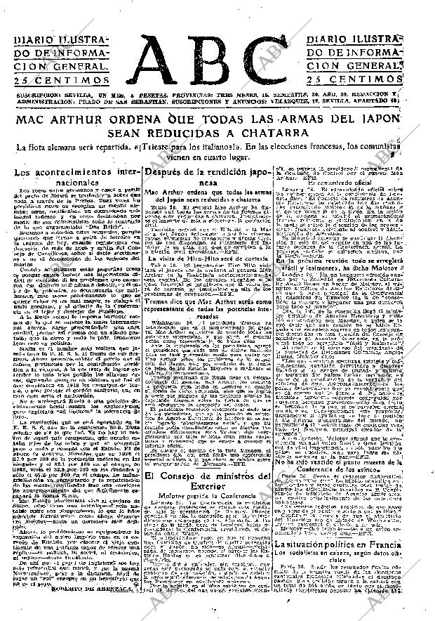 ABC SEVILLA 27-09-1945 página 3
