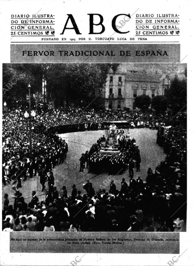 ABC MADRID 28-09-1945 página 1
