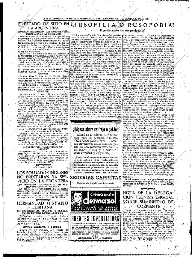 ABC MADRID 30-09-1945 página 27