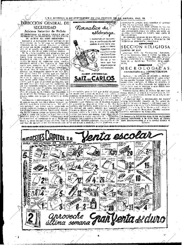 ABC MADRID 30-09-1945 página 28