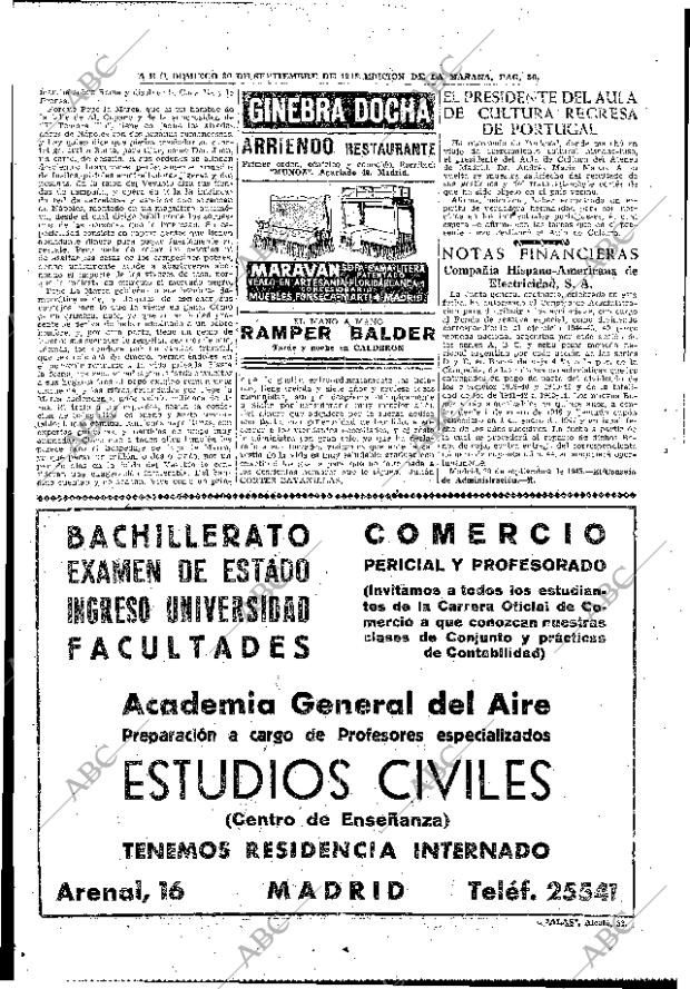 ABC MADRID 30-09-1945 página 30