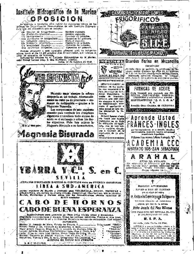ABC SEVILLA 20-10-1945 página 10