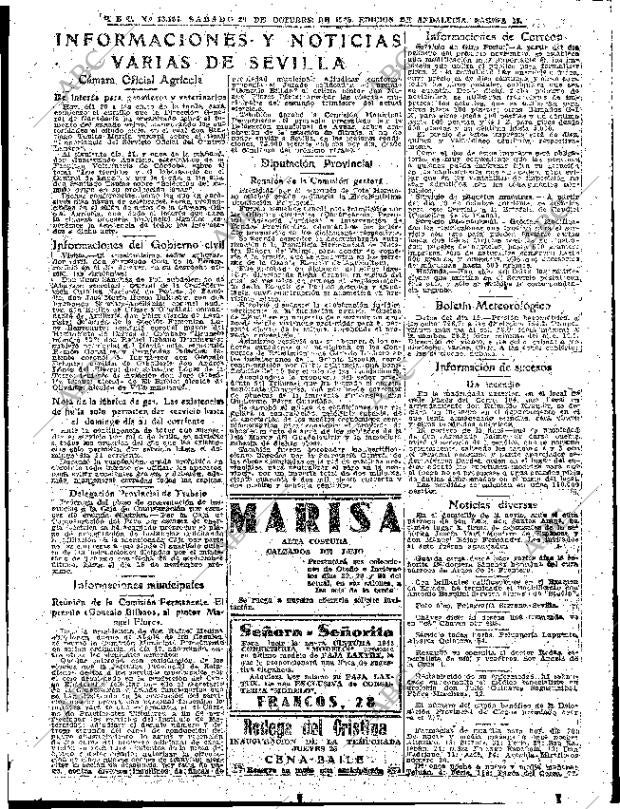 ABC SEVILLA 20-10-1945 página 11