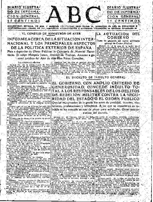 ABC SEVILLA 20-10-1945 página 3