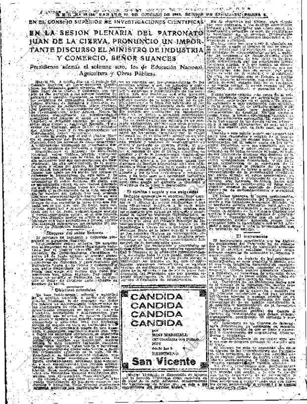 ABC SEVILLA 20-10-1945 página 4