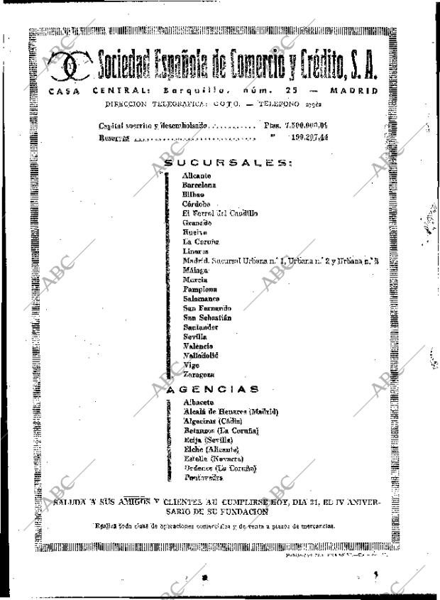 ABC MADRID 21-10-1945 página 2