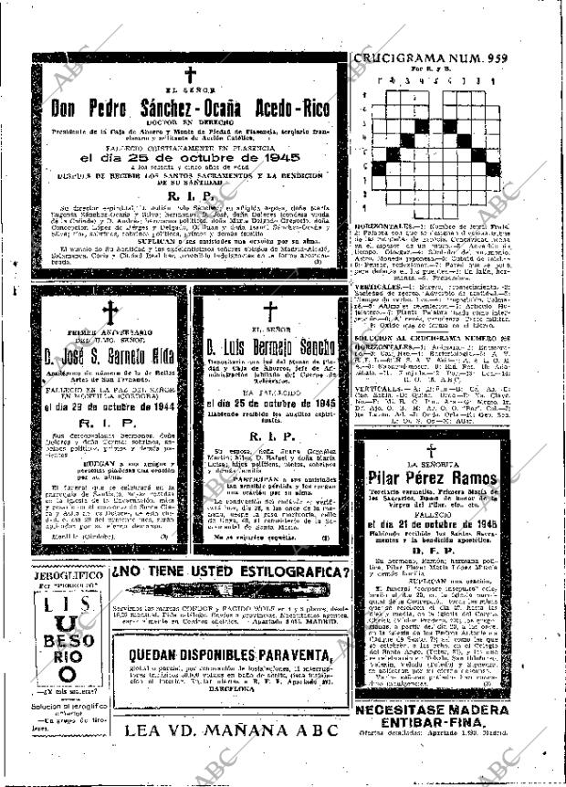 ABC MADRID 26-10-1945 página 23