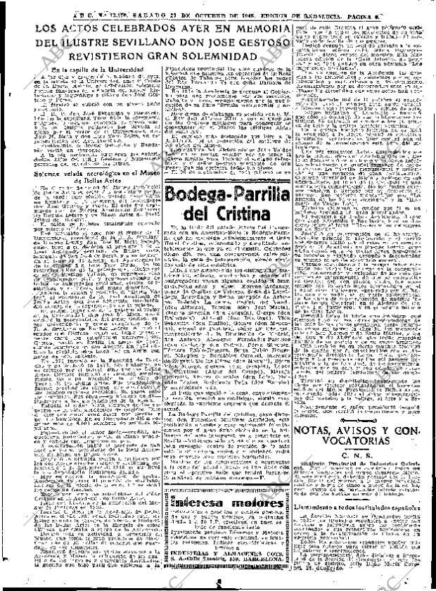 ABC SEVILLA 27-10-1945 página 9